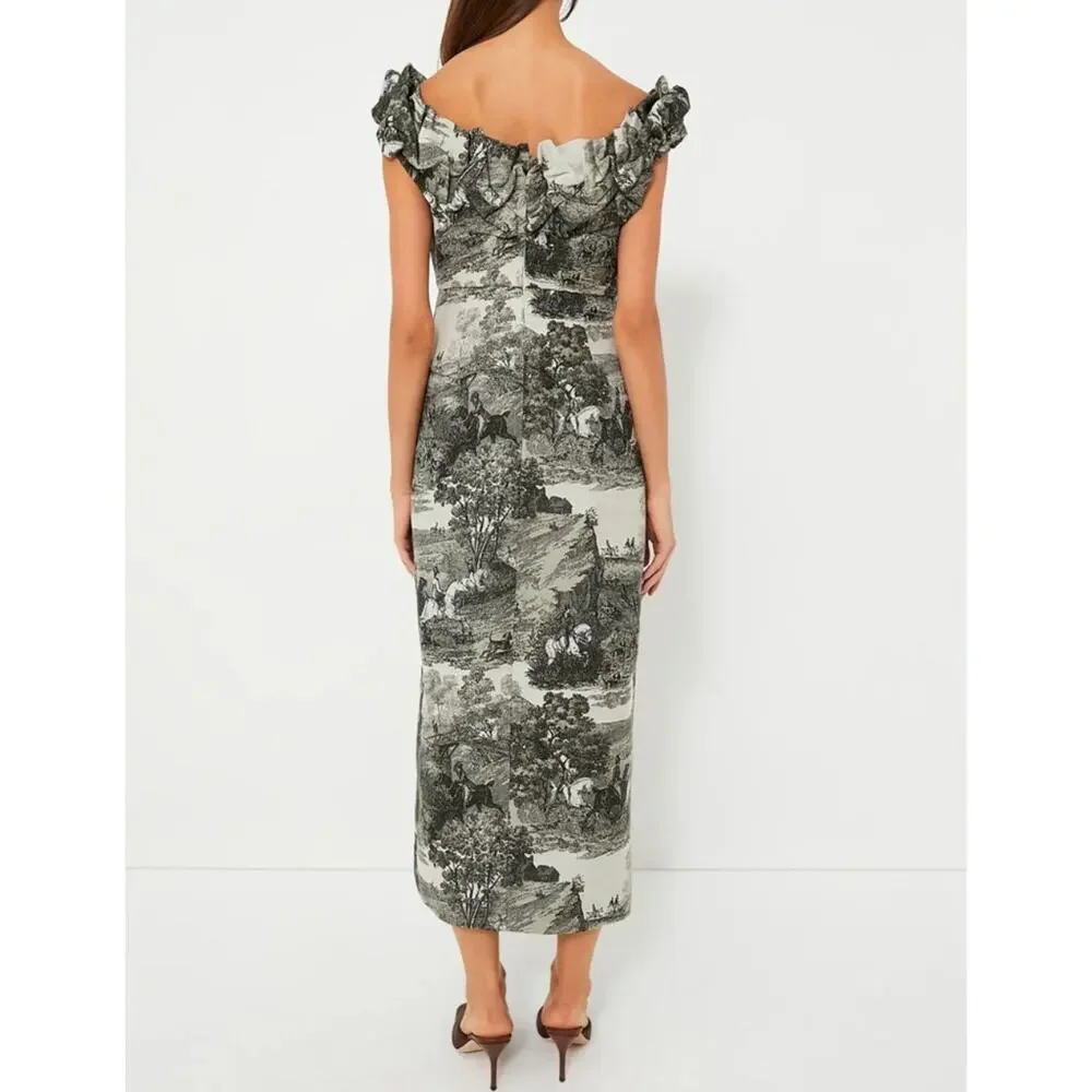 TUCKERNUCK middleburg toile suze dress NWT Size XS - Picture 4 of 7